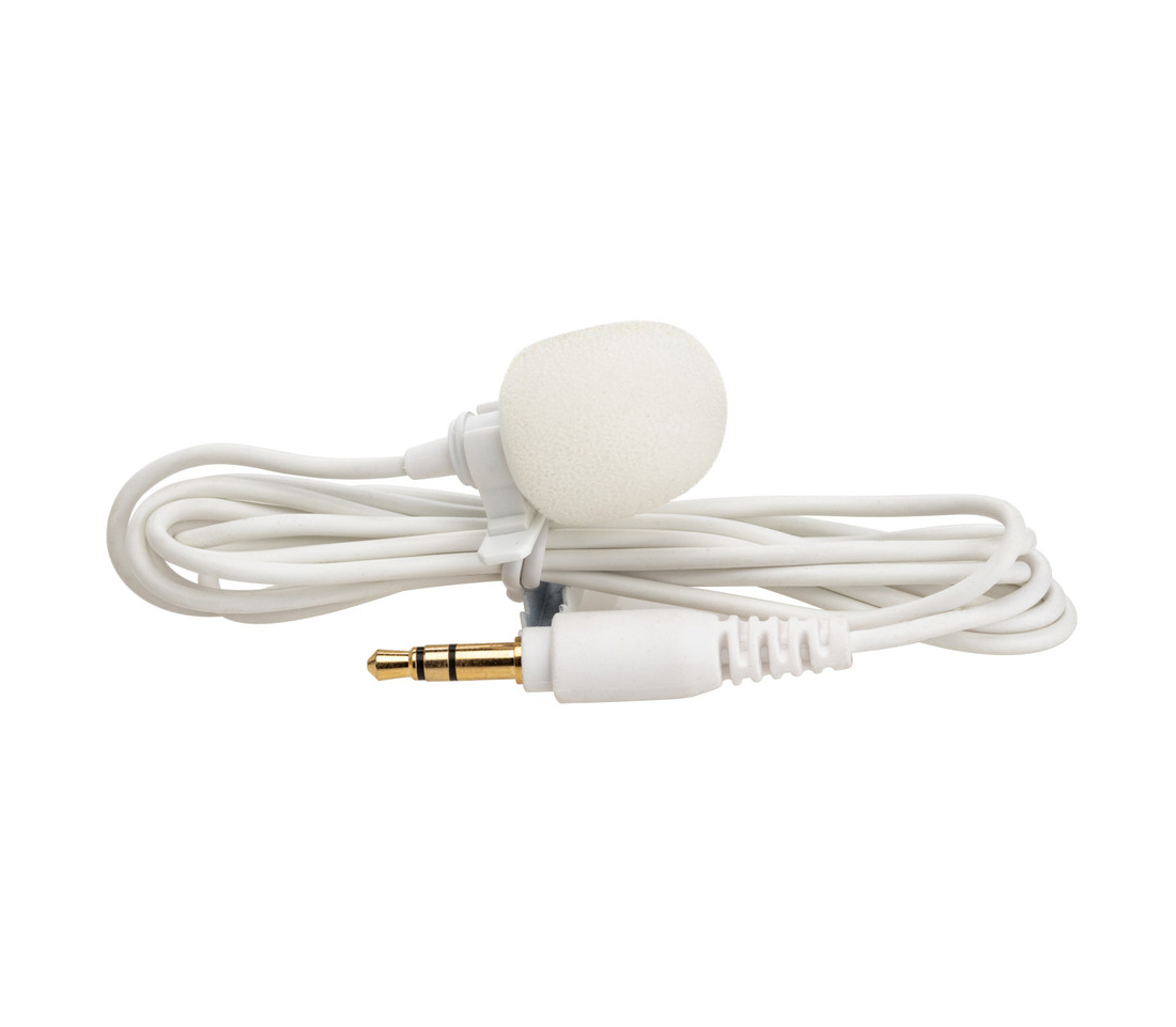Микрофон Saramonic SR-M1W, петличный, 3.5 мм TRS, белый