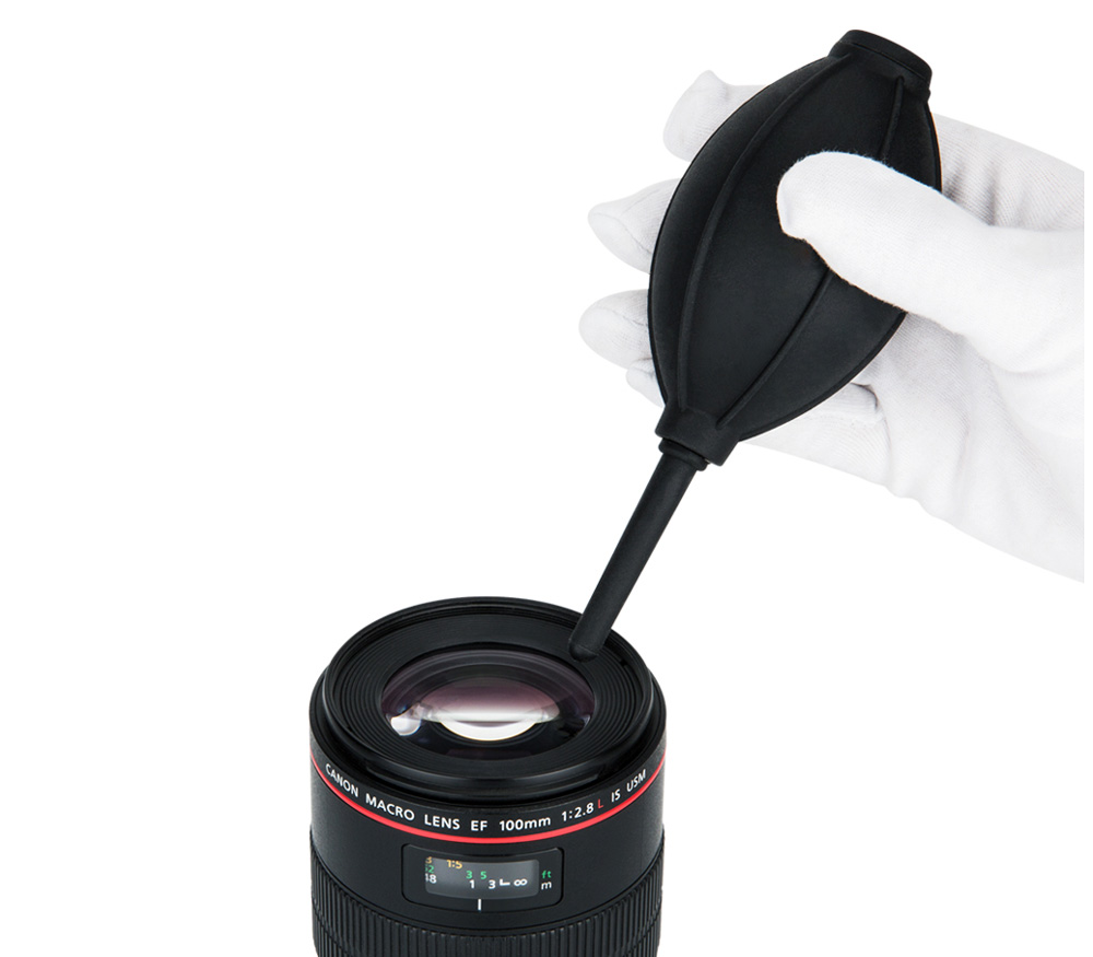 Воздушная груша JJC CL-B12 Black с силиконовым наконечником, черная (уцененный)