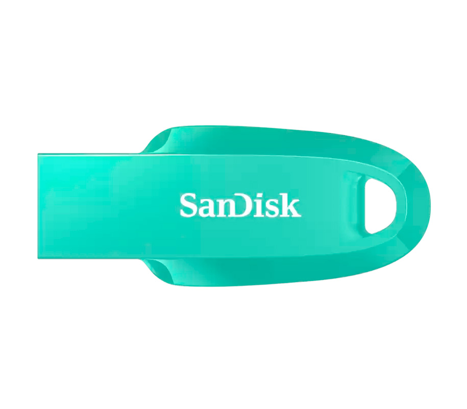 Накопитель SanDisk USB3.2 Flash 128GB Ultra Curve, зеленый