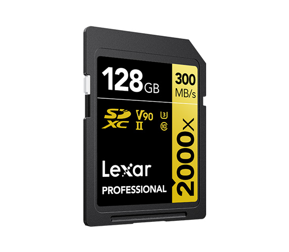 Карта памяти Lexar SDXC 128GB Professional 2000x UHS-II U3 V90 (300/260 MB/s)