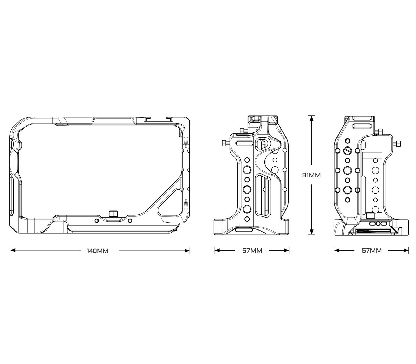 Клетка Tilta Full Camera Cage Basic Kit для Sony a7C II и a7CR, черная