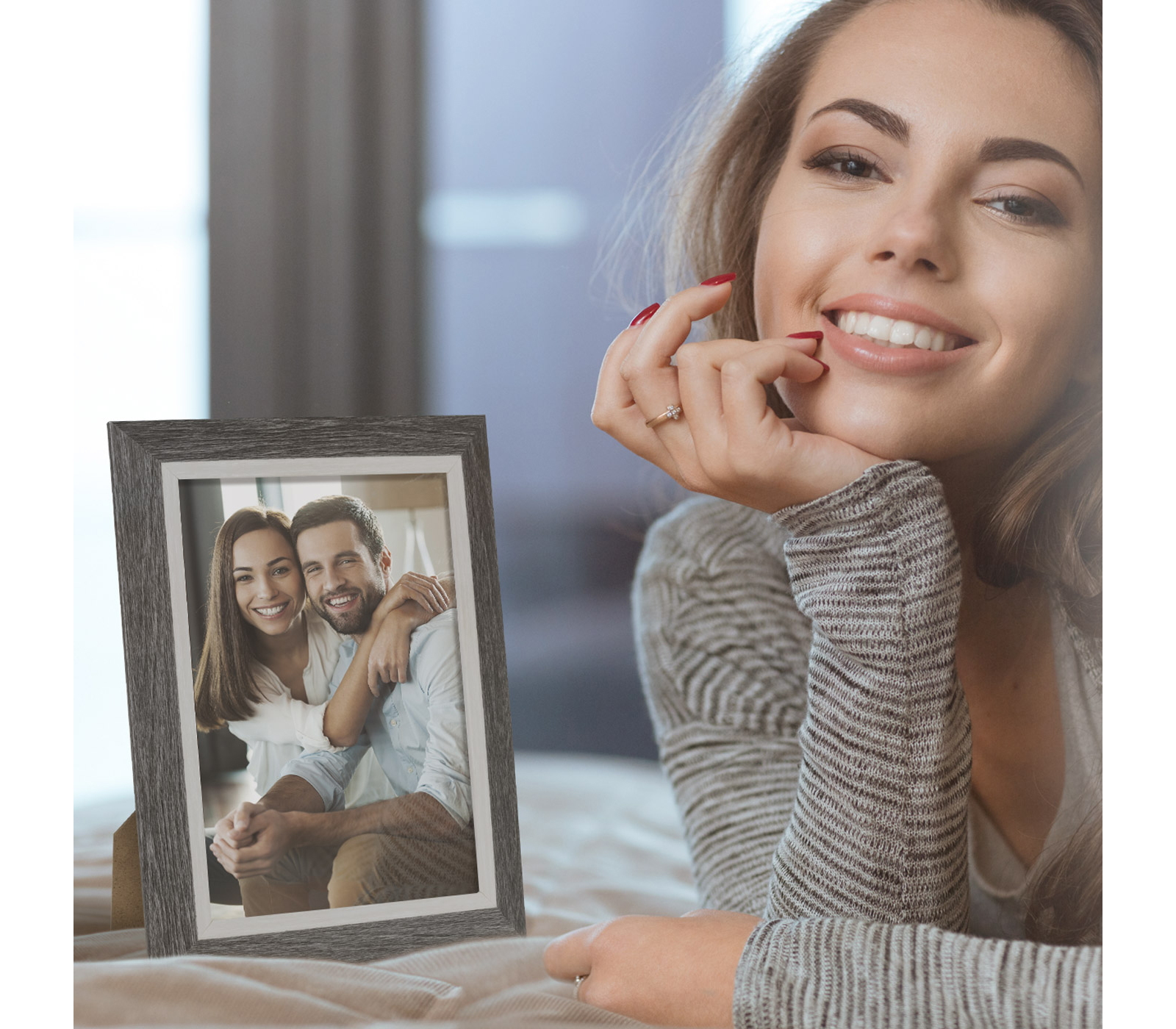 Фоторамка ZEP 15x20 см, NT685G ADLER GREY