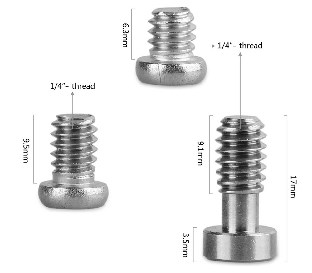 Набор винтов SmallRig 1713 Hex Screw Pack (12 штук)