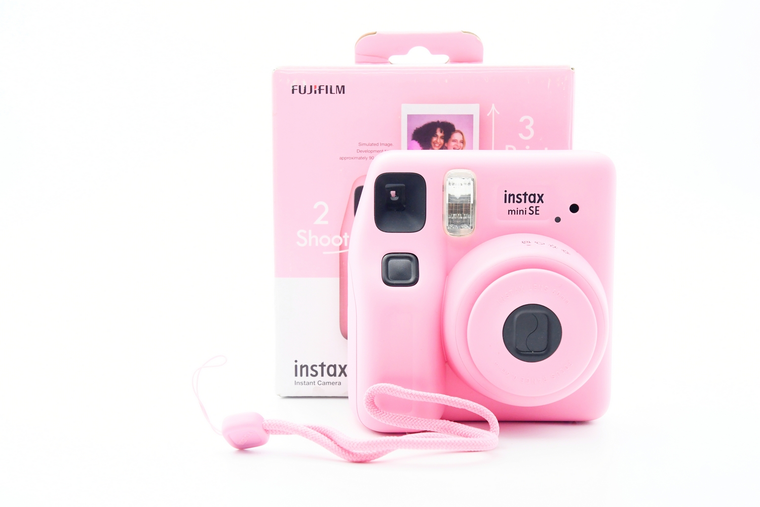 Фотоаппарат моментальной печати Fujifilm Instax MINI SE, розовый (состояние 5) (б/у)