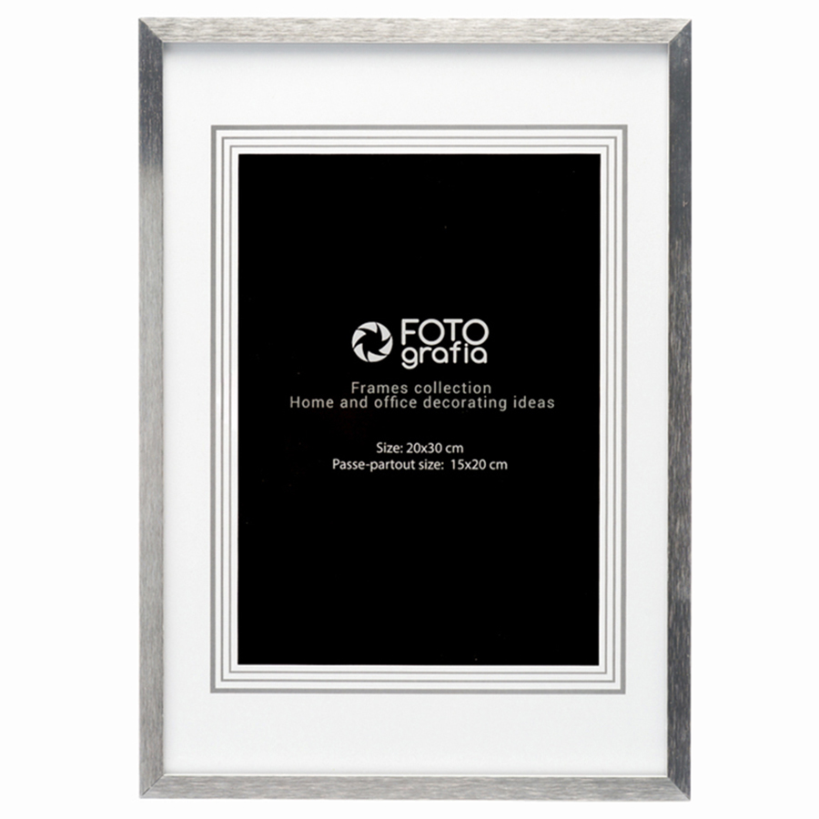 Фоторамка Fotografia 21x30 см, серебряная FFM-5016