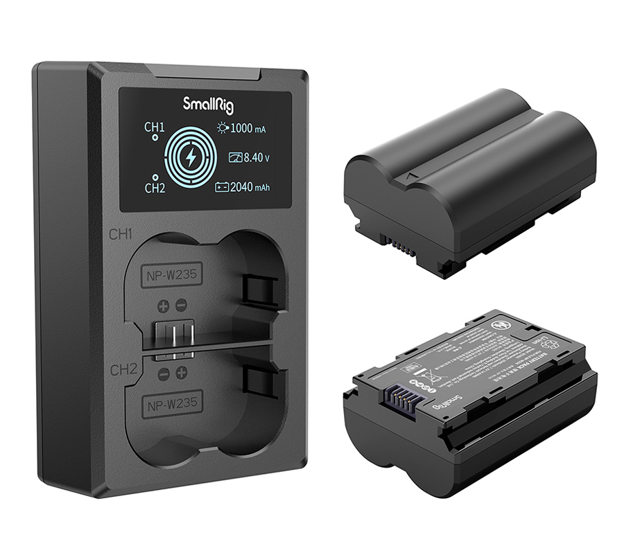 Аккумуляторы SmallRig NP-W235 с зарядным устройством (3822)