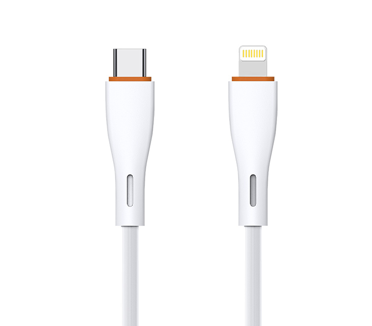 Кабель EOFE CL21, USB-C / Lightning, ПВХ, 1 м, белый (уцененный)