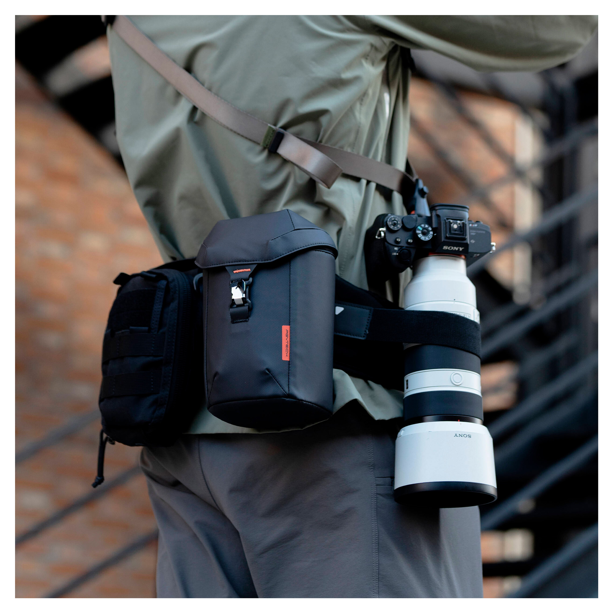 Поясной ремень PGYTECH OneMo Photography Waist Belt разгрузочный, цвет: Dark Night Camo