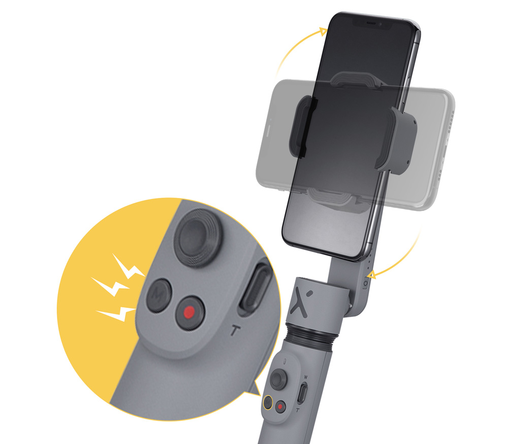 Стабилизатор Zhiyun Smooth-X Essential Combo с треногой и чехлом, серый (уцененный)