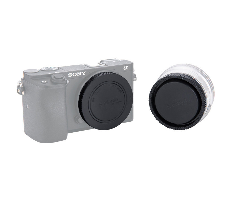Комплект крышек JJC L-R9, для Sony E Mount (на корпус камеры, на объектив задняя)