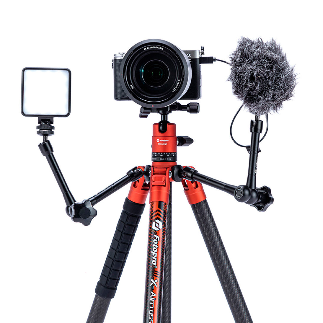 Штатив Fotopro X-Aircross 3 Orange, карбон, до 10 кг