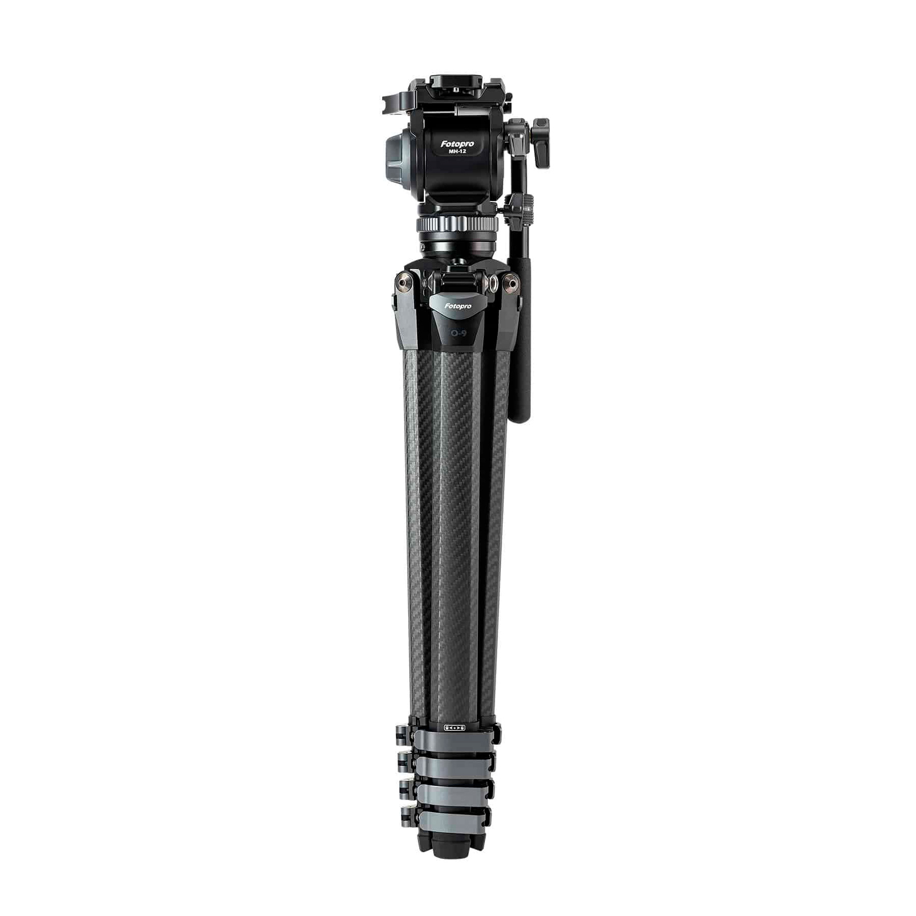 Штатив Fotopro Origin O-9+MH-12, черный с серым, до 6 кг