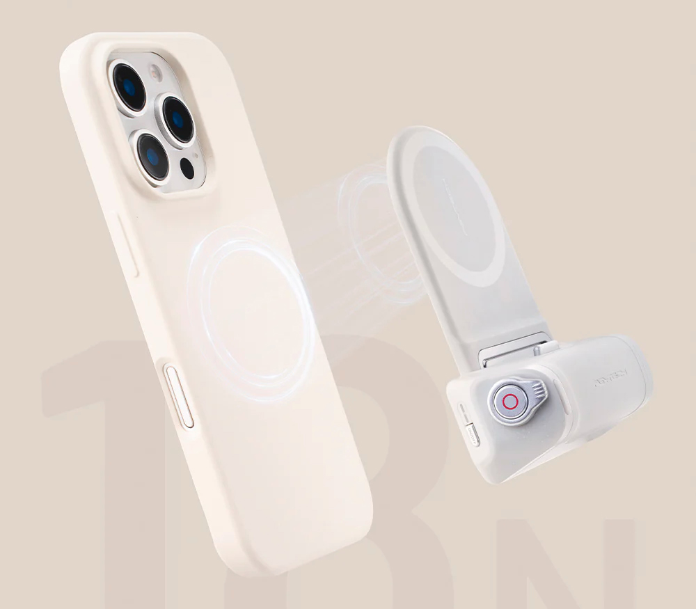Держатель для телефона PGYTECH MagCam Phone Grip, магнитный, с кнопкой спуска, цвет: Classic Black