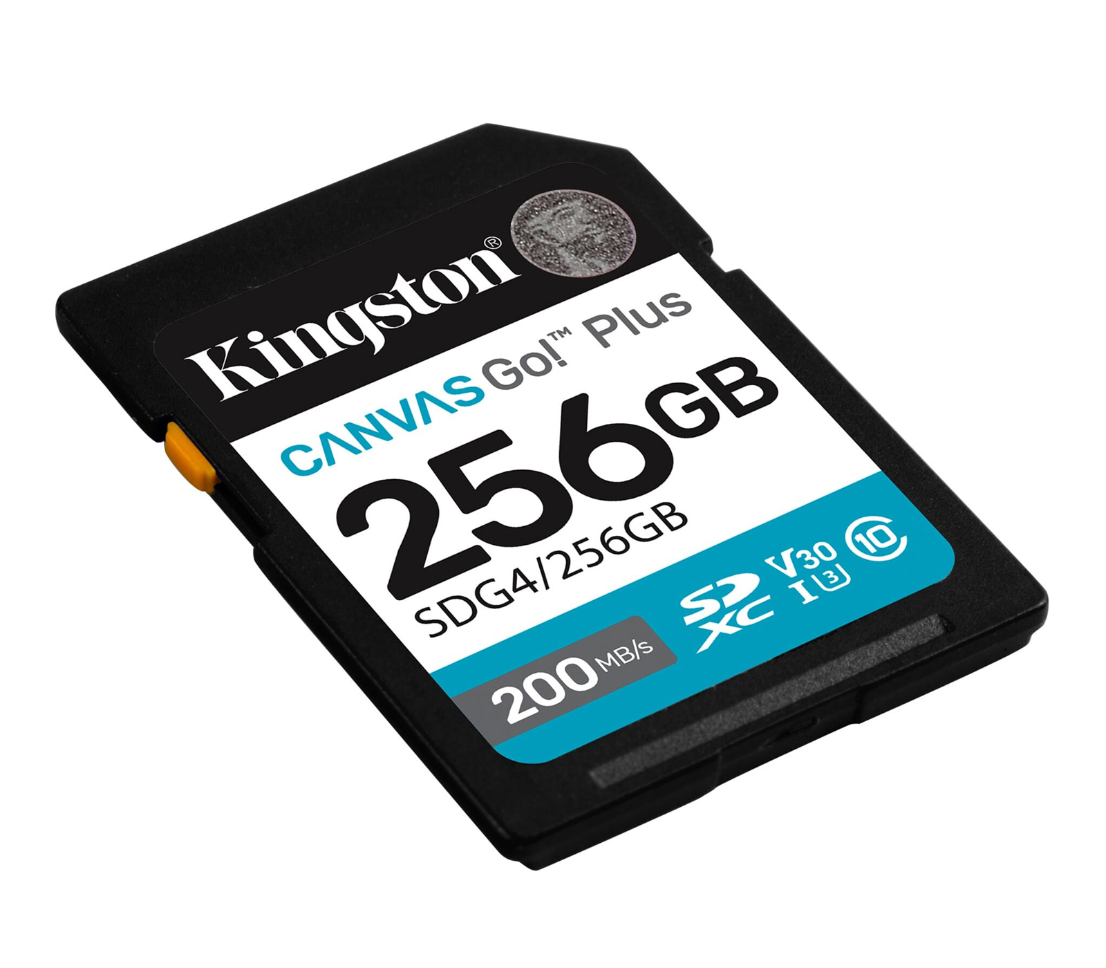 Карта памяти Kingston SDXC 256GB Canvas Go! Plus G4 UHS-I U3 V30 160/200Mb/s