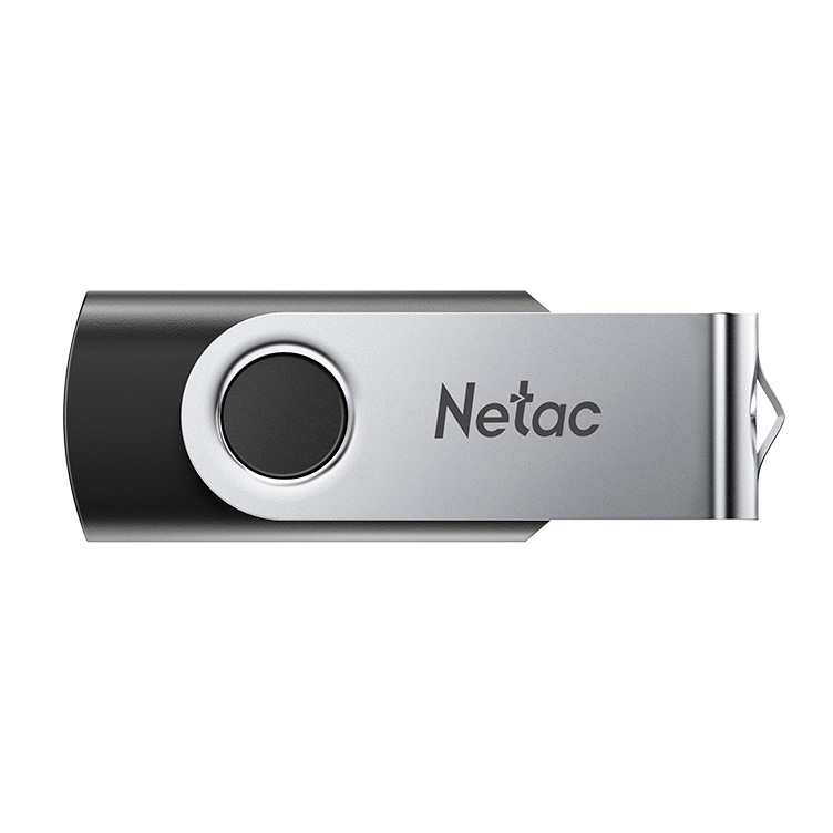 Накопитель Netac USB3 Flash 8GB U505, черный / серебро