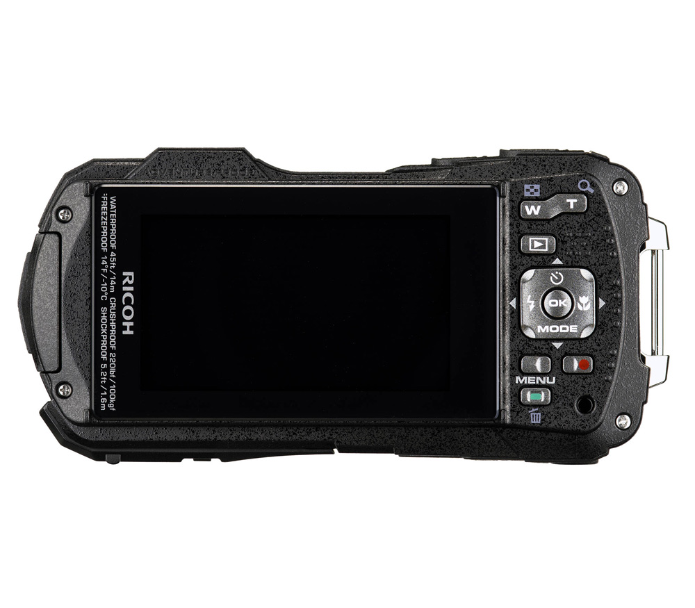 Компактный фотоаппарат Ricoh WG-80 оранжевый с черным