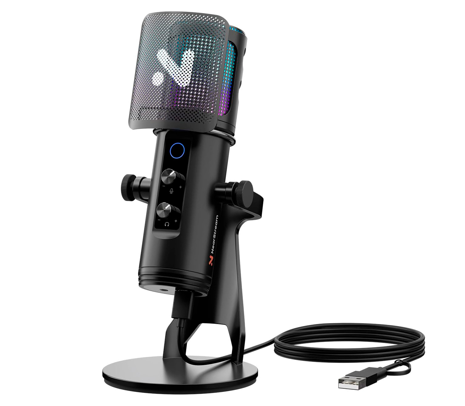 USB микрофон Nearity NearStream AM35U, с RGB подсветкой и шумоподавлением