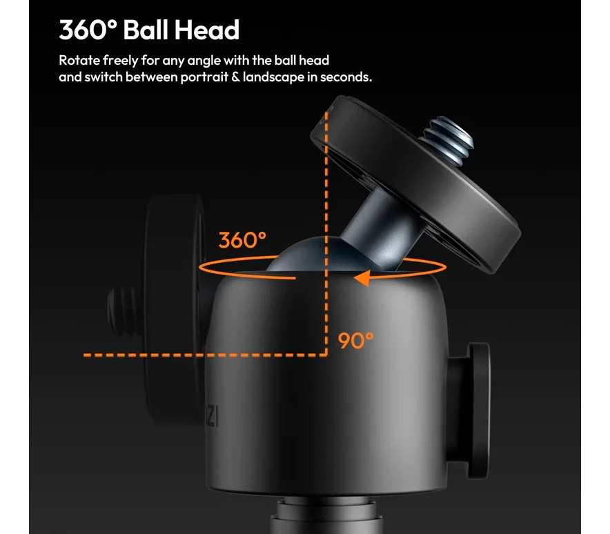 Штатив Ulanzi MT88 ClipMate Tripod, с креплением на лямку рюкзака (T136)