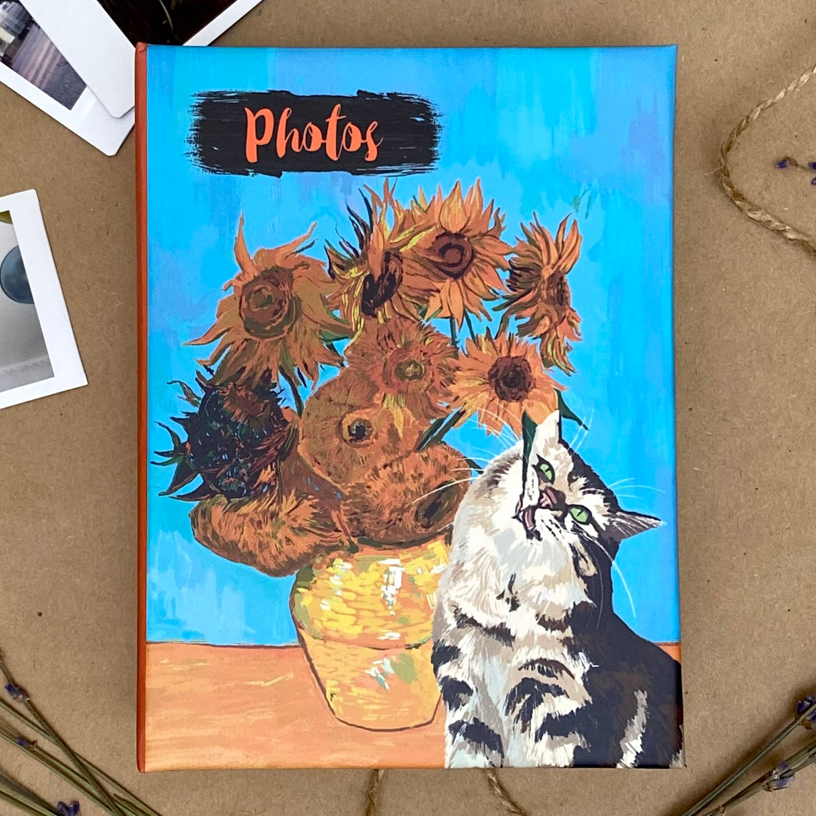 Фотоальбом Полином 10х15 см 100 фото - «VVG» Van Gogh style 2