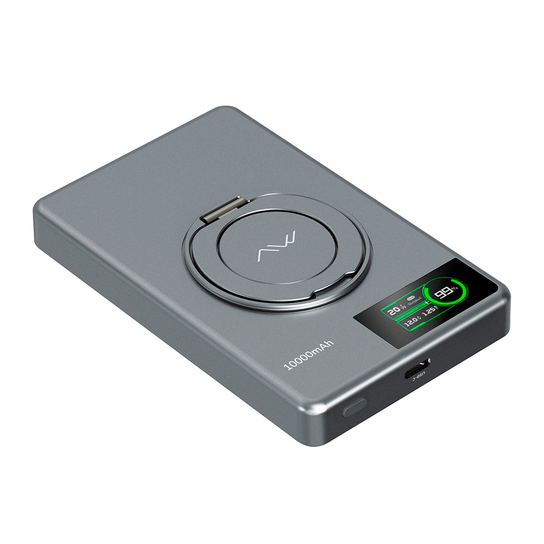 Внешний аккумулятор Caweon 10000 мАч, с беспроводной зарядкой MagSafe (CPB-WCS10K)