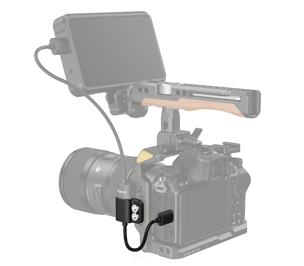 Адаптер SmallRig 3020 HDMI (C to A) Ultra Slim 4K, с креплением