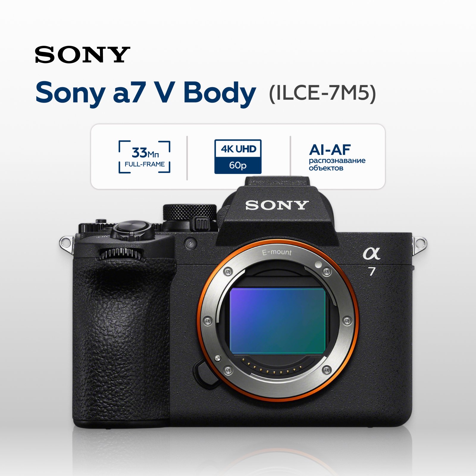 Беззеркальный фотоаппарат Sony a7 V Body (уцененный)