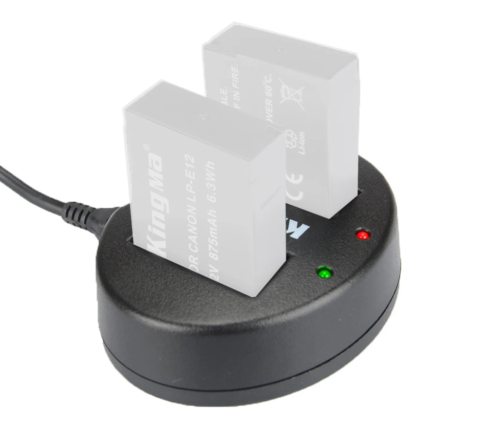 Зарядное устройство Kingma BM015-LPE8 для 2 Canon LP-E8