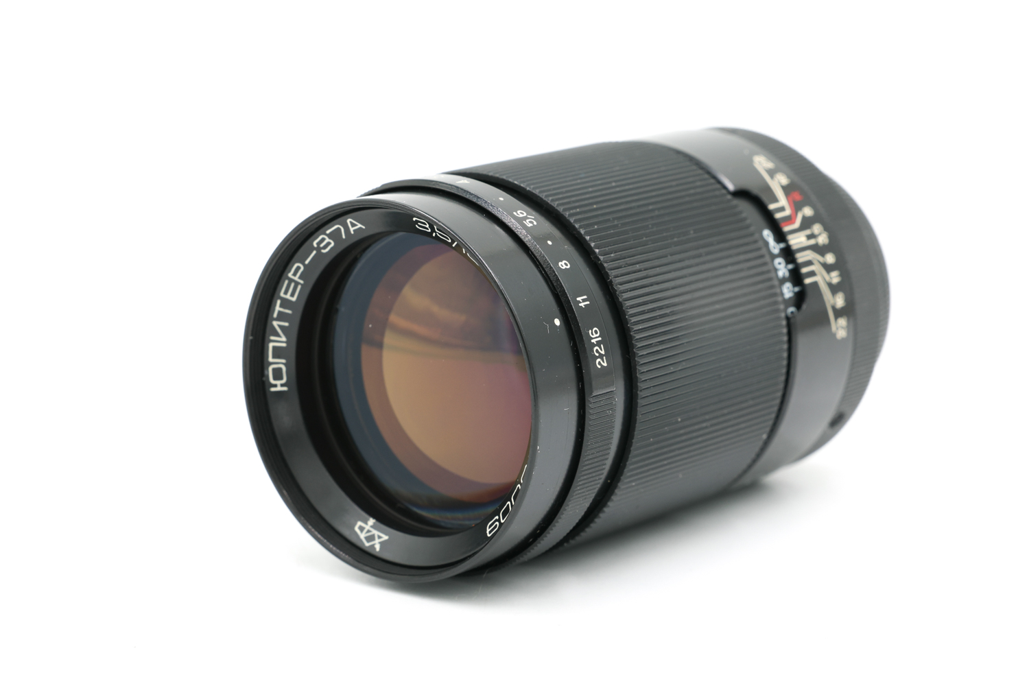 Объектив Юпитер 37А 135mm f/3.5 резьба М-42 (состояние 5-) (б/у)