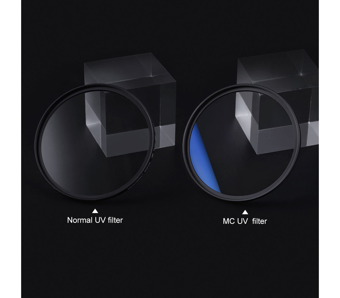 Светофильтр K&F Concept HMC UV, Blue Coated, 46 мм