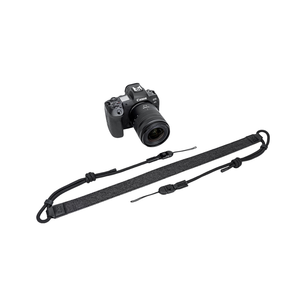 Ремень нашейный JJC FS-BKDS, 120 см, деним, черный