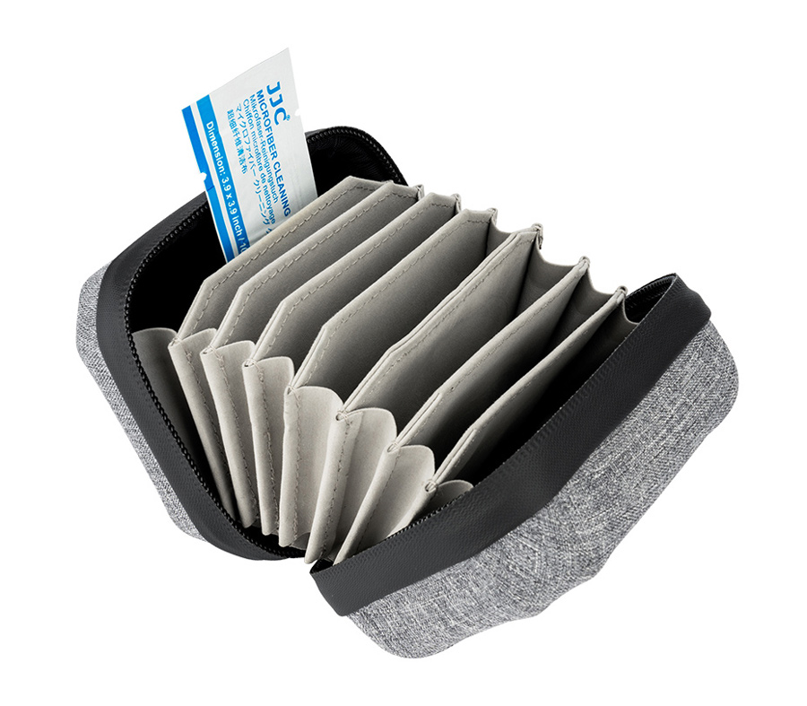 Чехол для светофильтров JJC FP-S10, 10 фильтров до 67 мм, серый