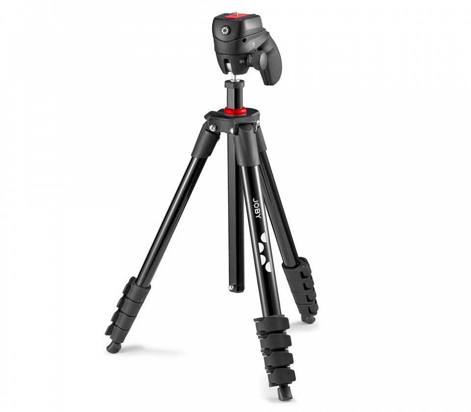 Штатив JOBY Compact Action Kit, c головой и креплением для смартфона (уцененный)