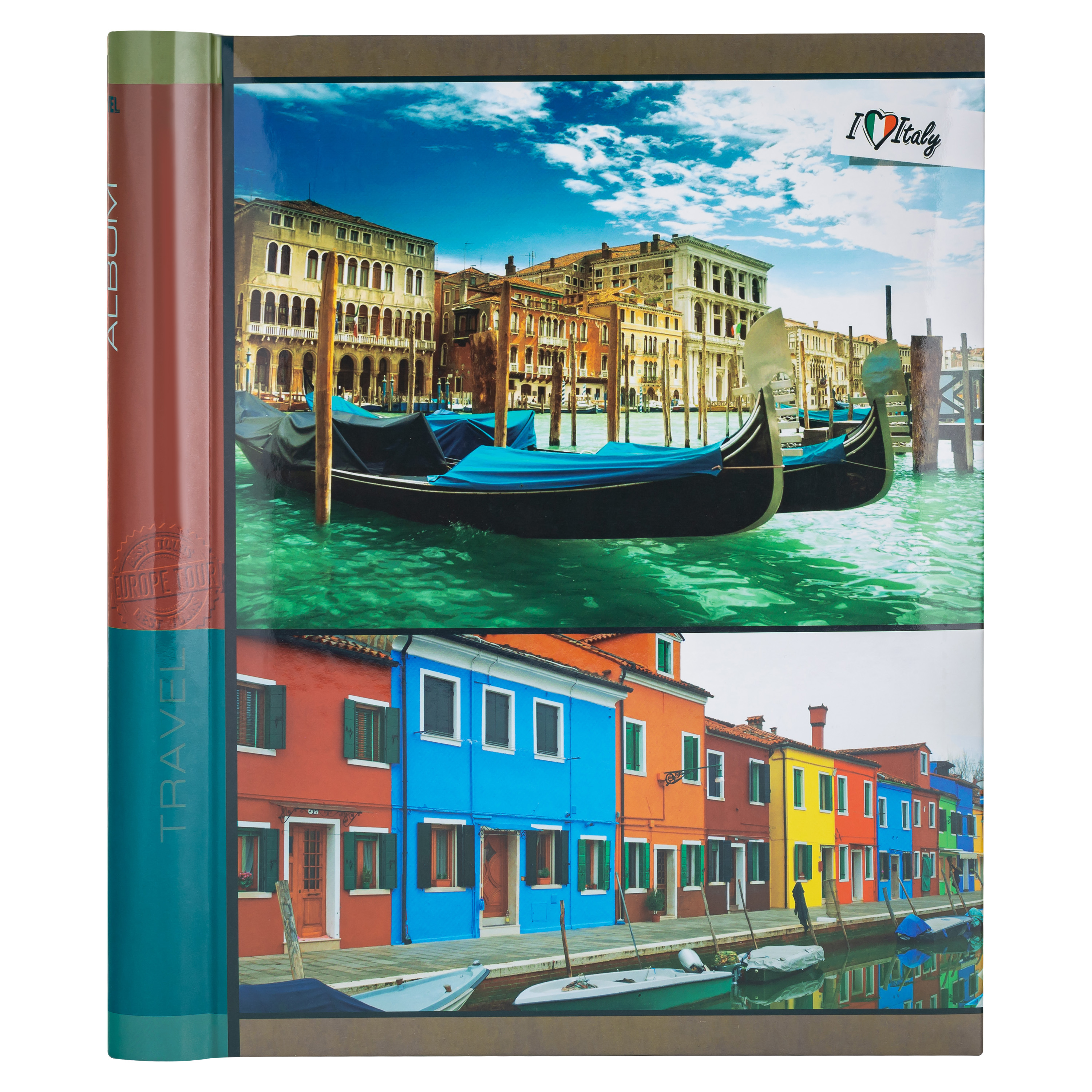 Фотоальбом Fotografia магнитный 23х28 см, 30 листов, «Путешествие», FA-SA30-408