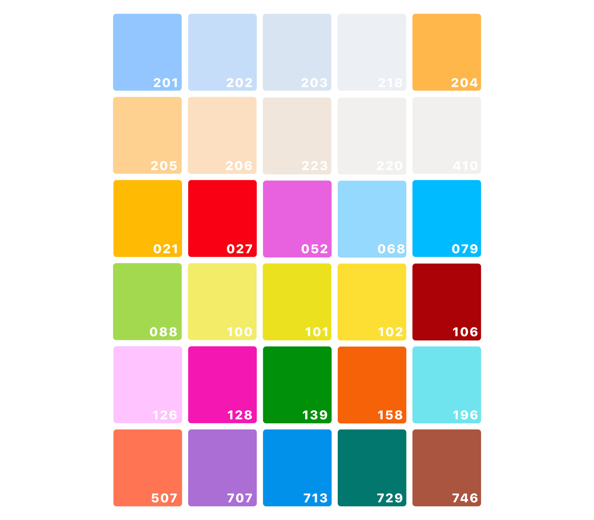 Набор гелевых светофильтров primary color Studio Kit v2, 30 шт. 30х30 см