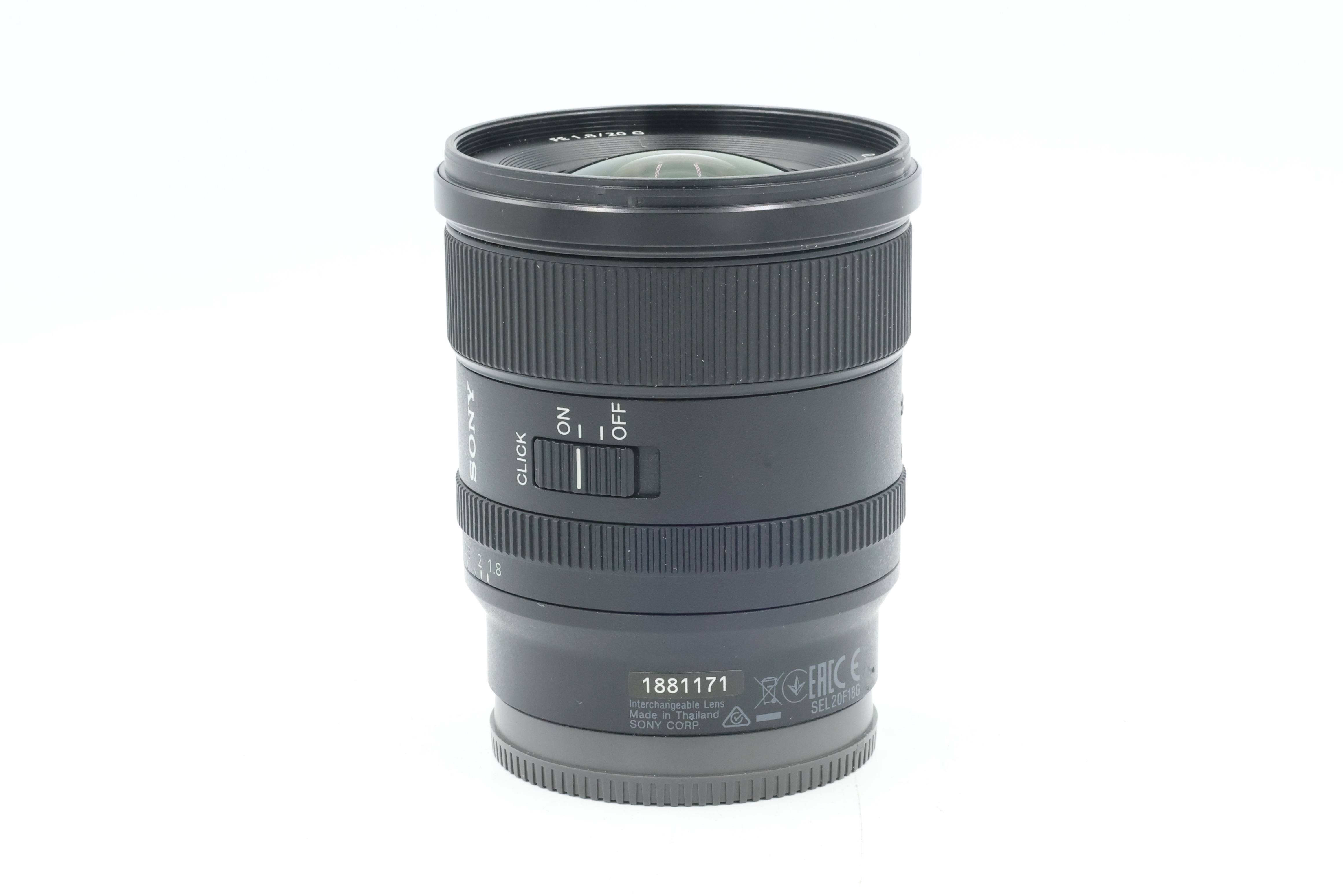 Объектив Sony FE 20mm f/1.8 G (состояние 5) (б/у)