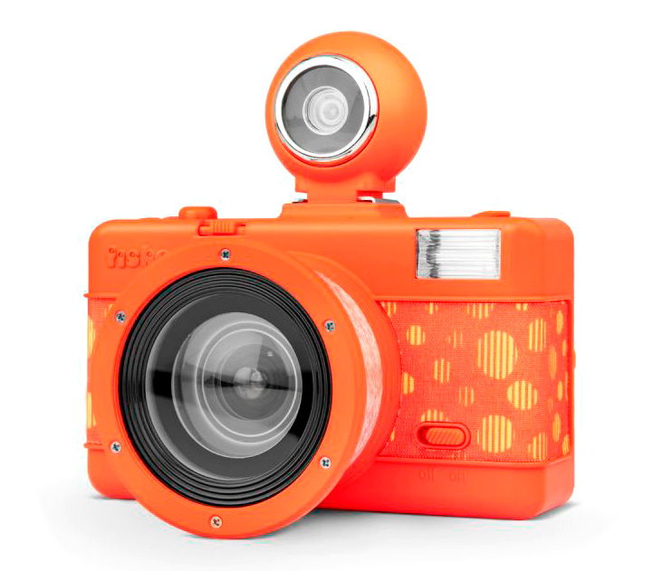 Пленочный фотоаппарат Lomography Fisheye2 Camera Papaya Pop (уцененный)