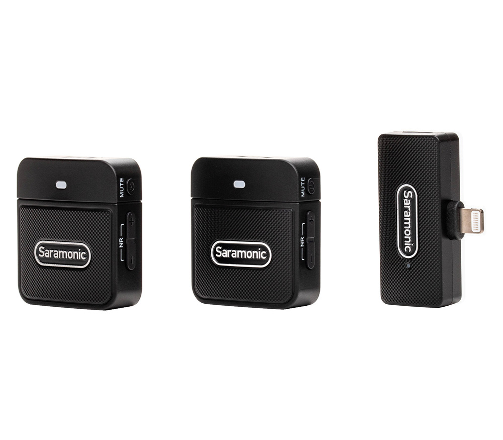 Беспроводная система Saramonic Blink100 B4, TX+TX+RXDI, 2.4 ГГц, Lightning