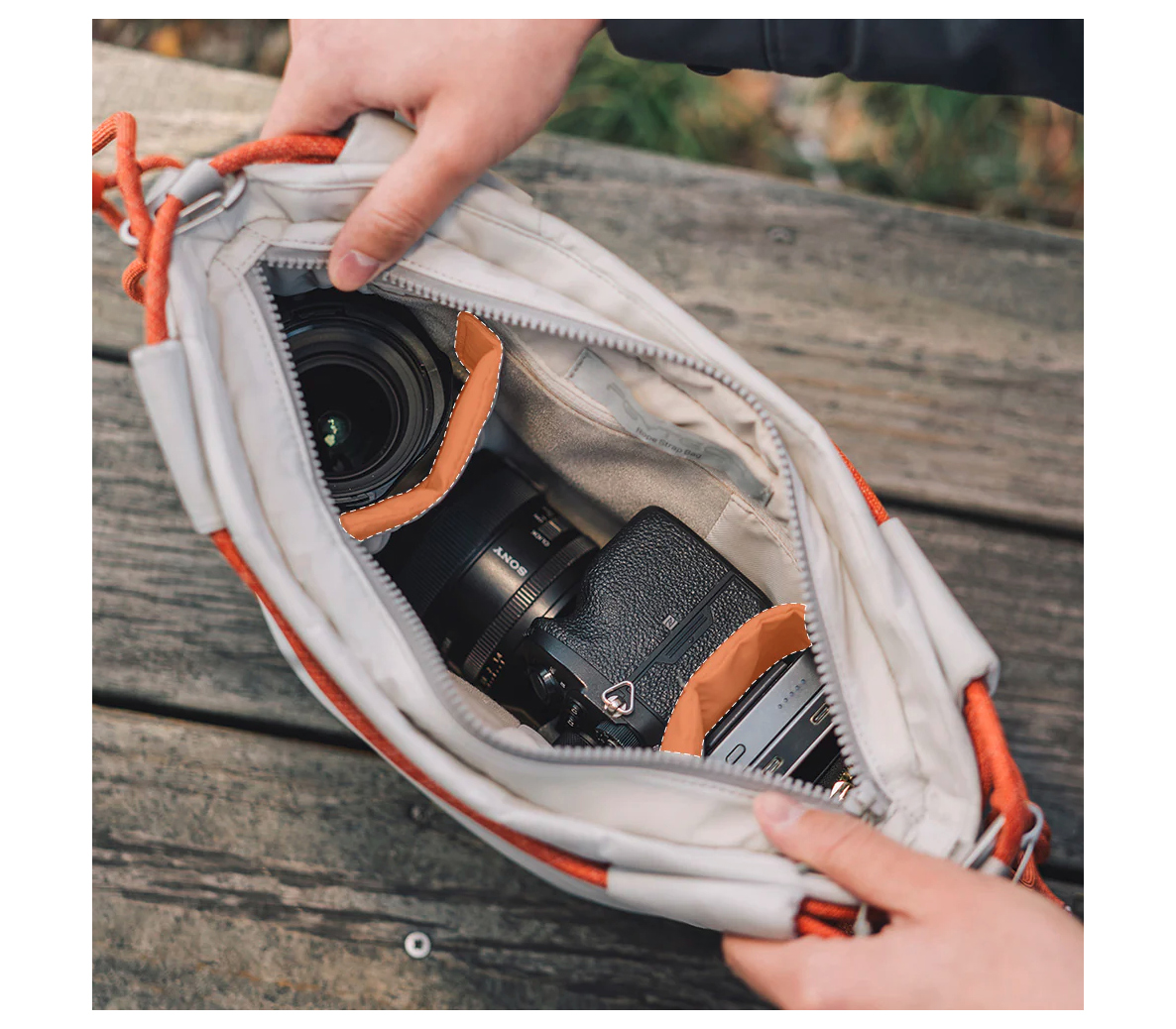 Сумка PGYTECH OneGo Rope Strap Bag, цвет: Lilac