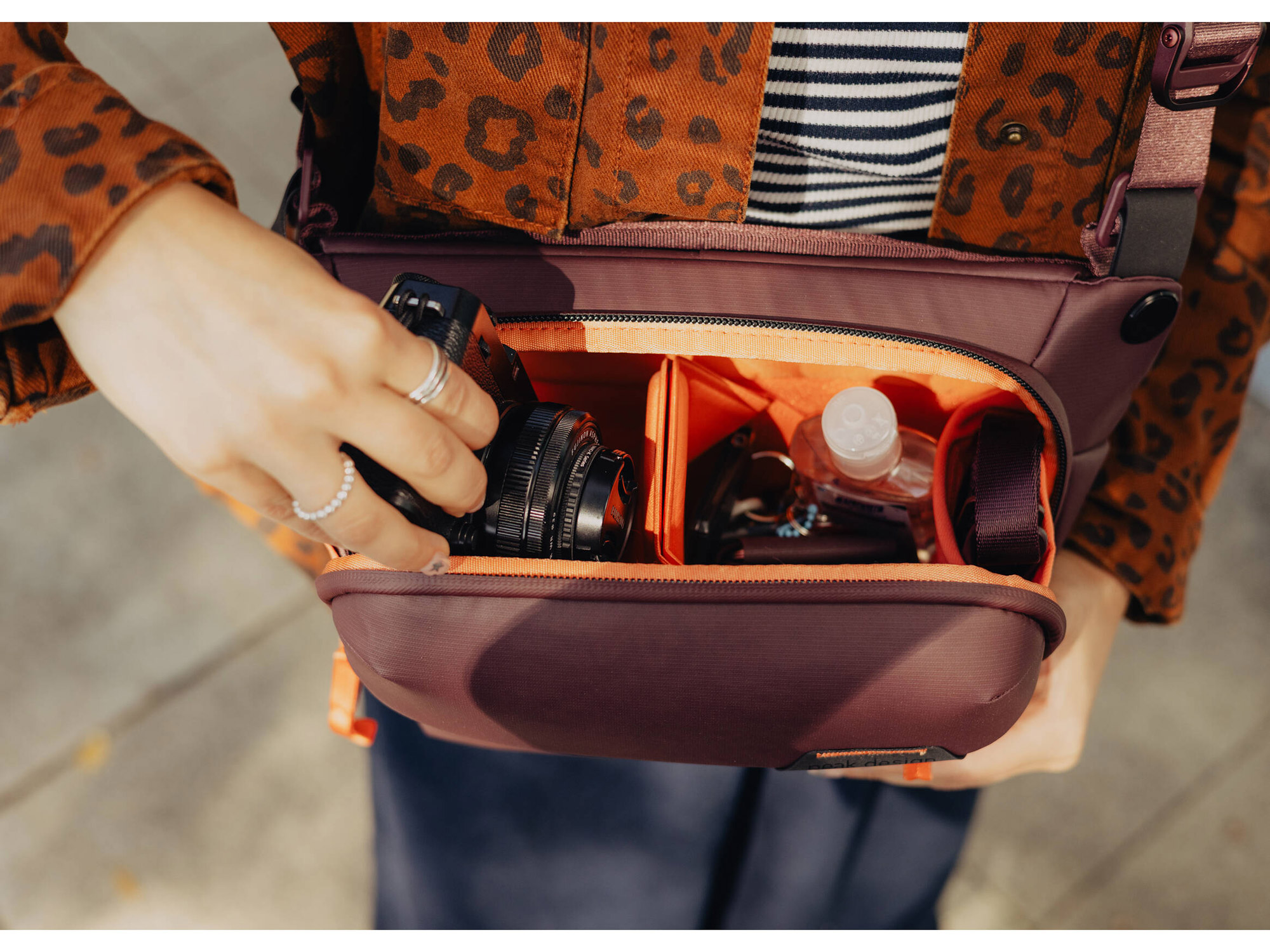 Сумка Peak Design The Everyday Sling 3L, цвет Eclipse, бордо