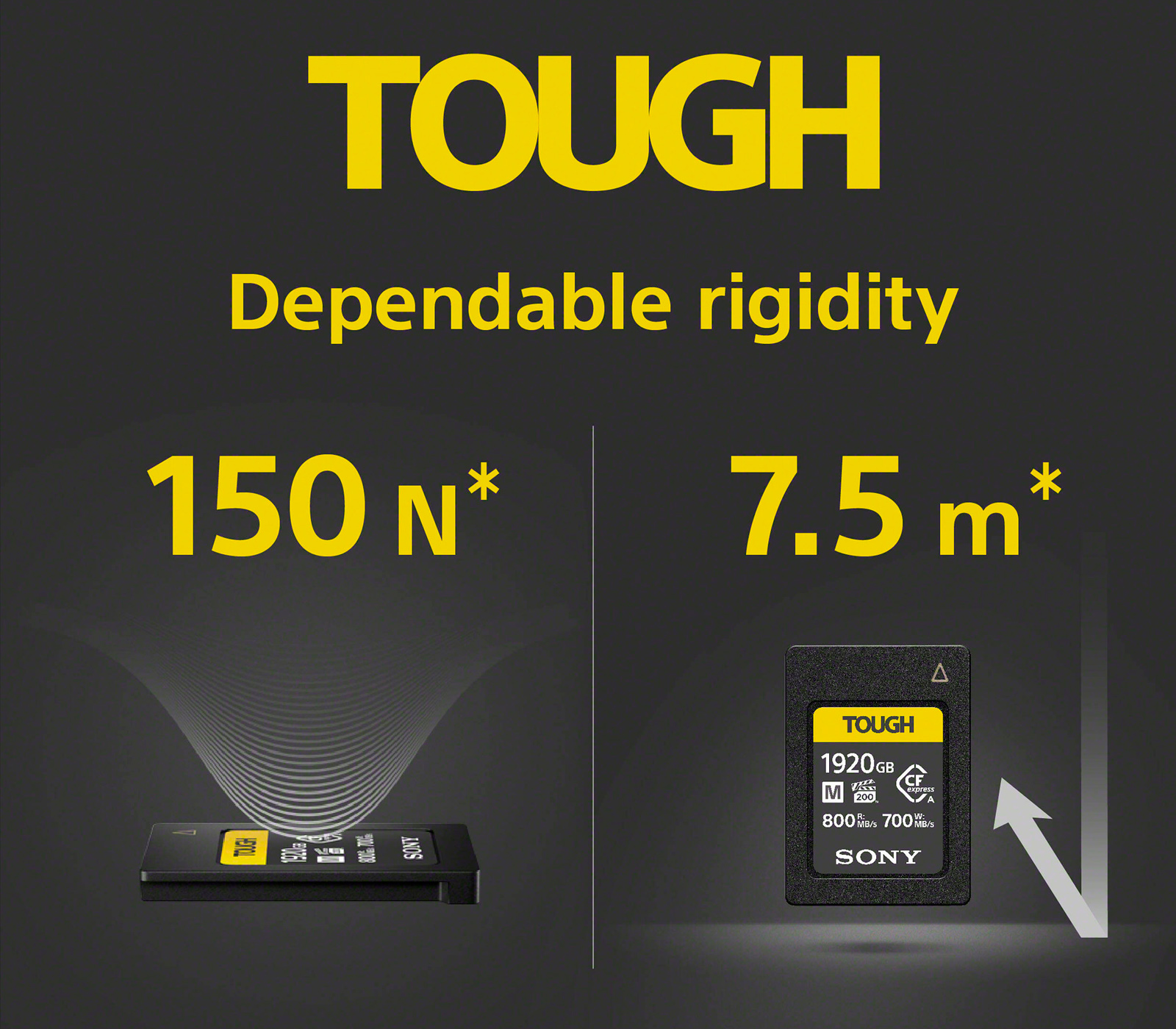 Карта памяти Sony CFexpress Type A 1920GB Tough, R800 / W700