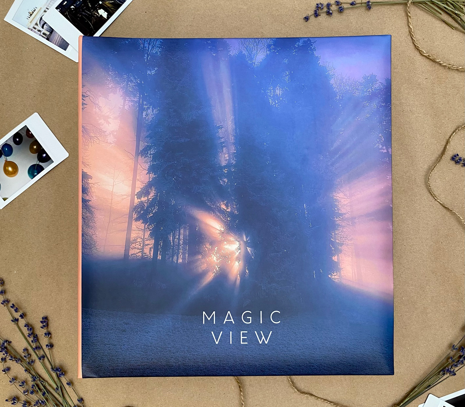 Фотоальбом Полином 50 листов 23х28 см, магнитный, "magic view" Вспышка