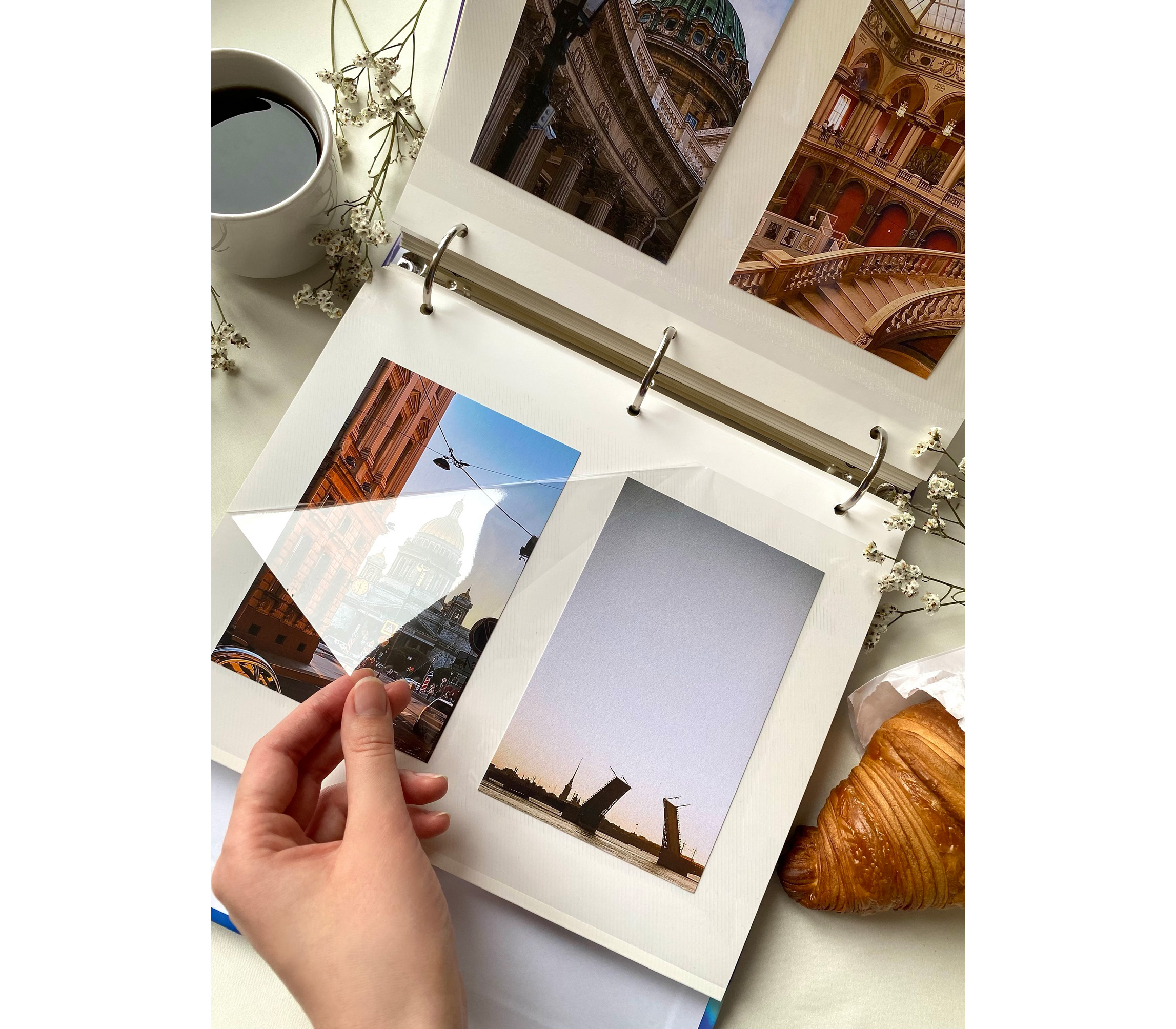 Фотоальбом Полином 50 листов 23х28 см, магнитный, Magic view - Туман