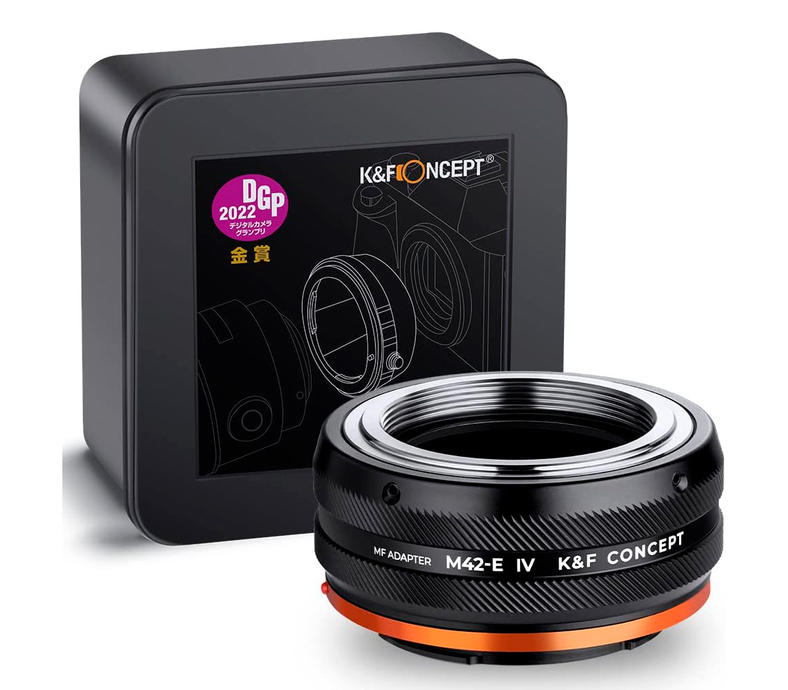 Адаптер K&F Concept M42-NEX IV PRO, объективы M42 на камеры Sony E