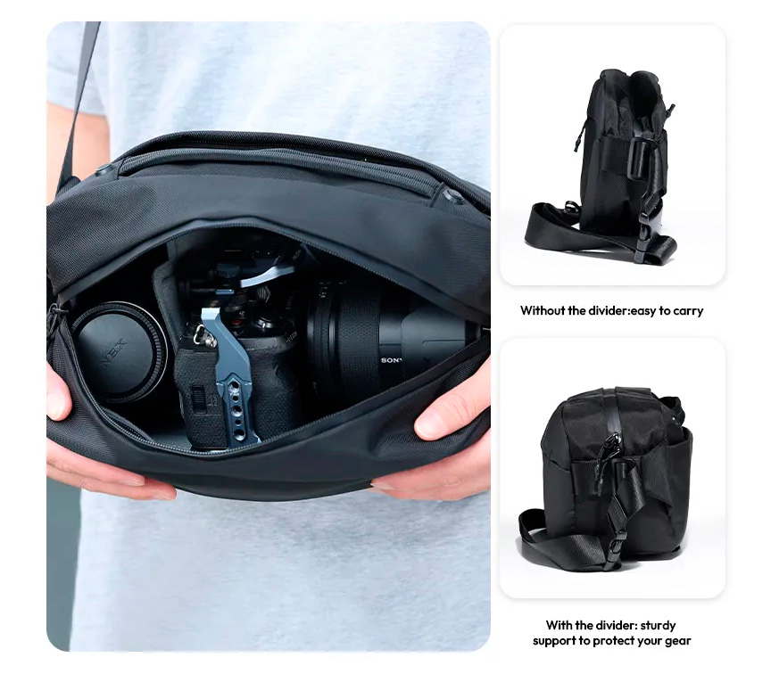 Сумка Ulanzi PB038 Travel Sling Bag V2, объем 10 л (B120) (уцененный)