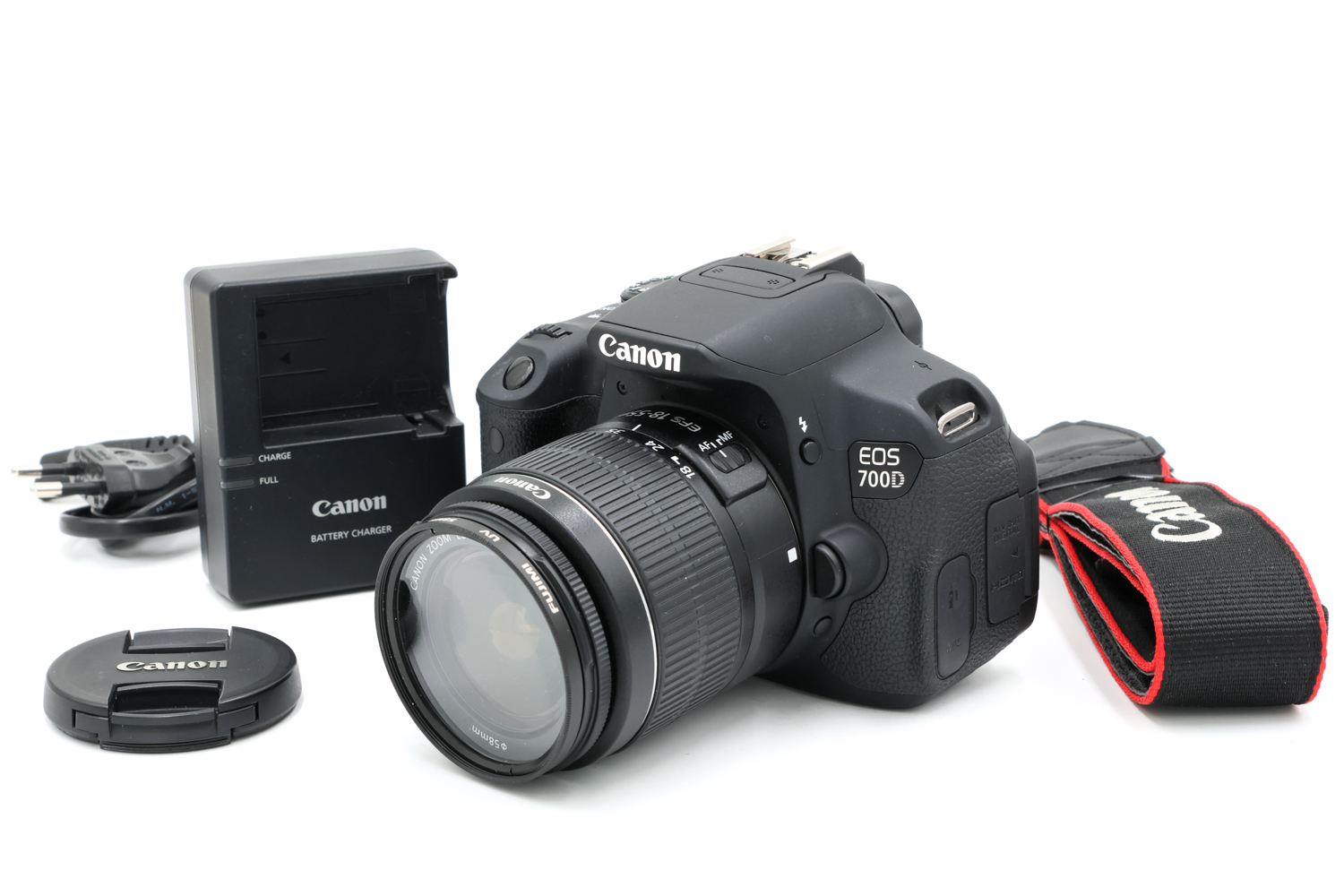 Зеркальный фотоаппарат Canon EOS 700D Kit EF-S 18-55mm f/3.5-5.6 III (состояние 5-) (б/у)