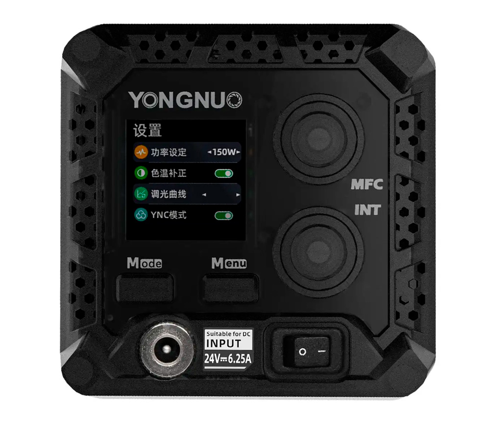 Осветитель Yongnuo YN150 3200-5600K, 150 Вт, mini Bowens