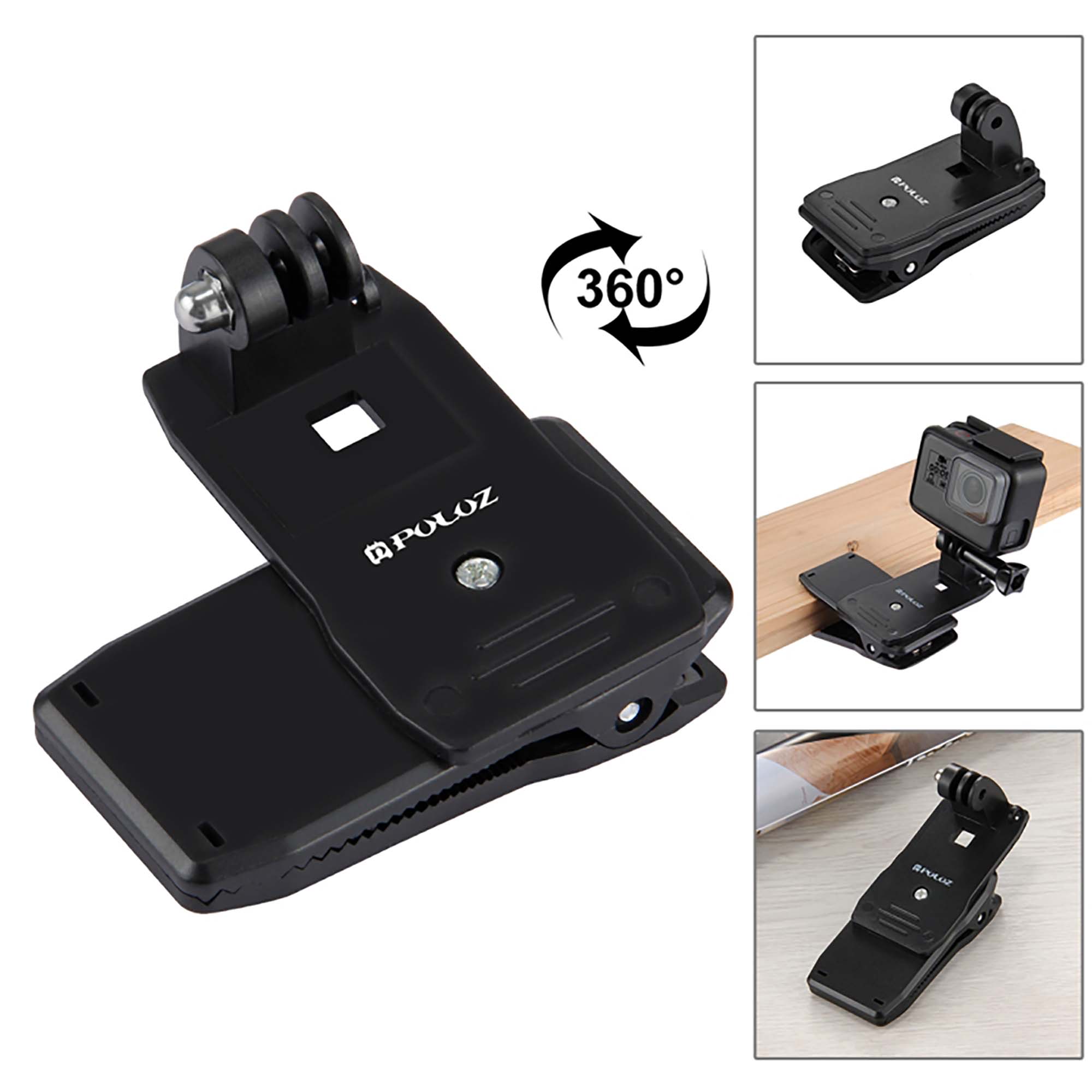 Комплект аксессуаров Puluz PKT09 Accessories Combo Kit, 53 в 1, для экшн-камер в кейсе, черный