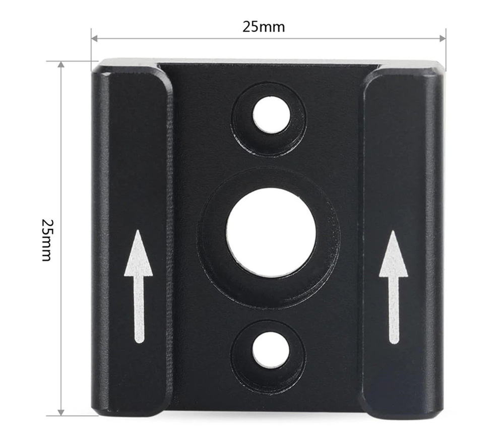 Адаптеры SmallRig Cold Shoe 2060, холодный башмак – винт 1/4", 2 шт.