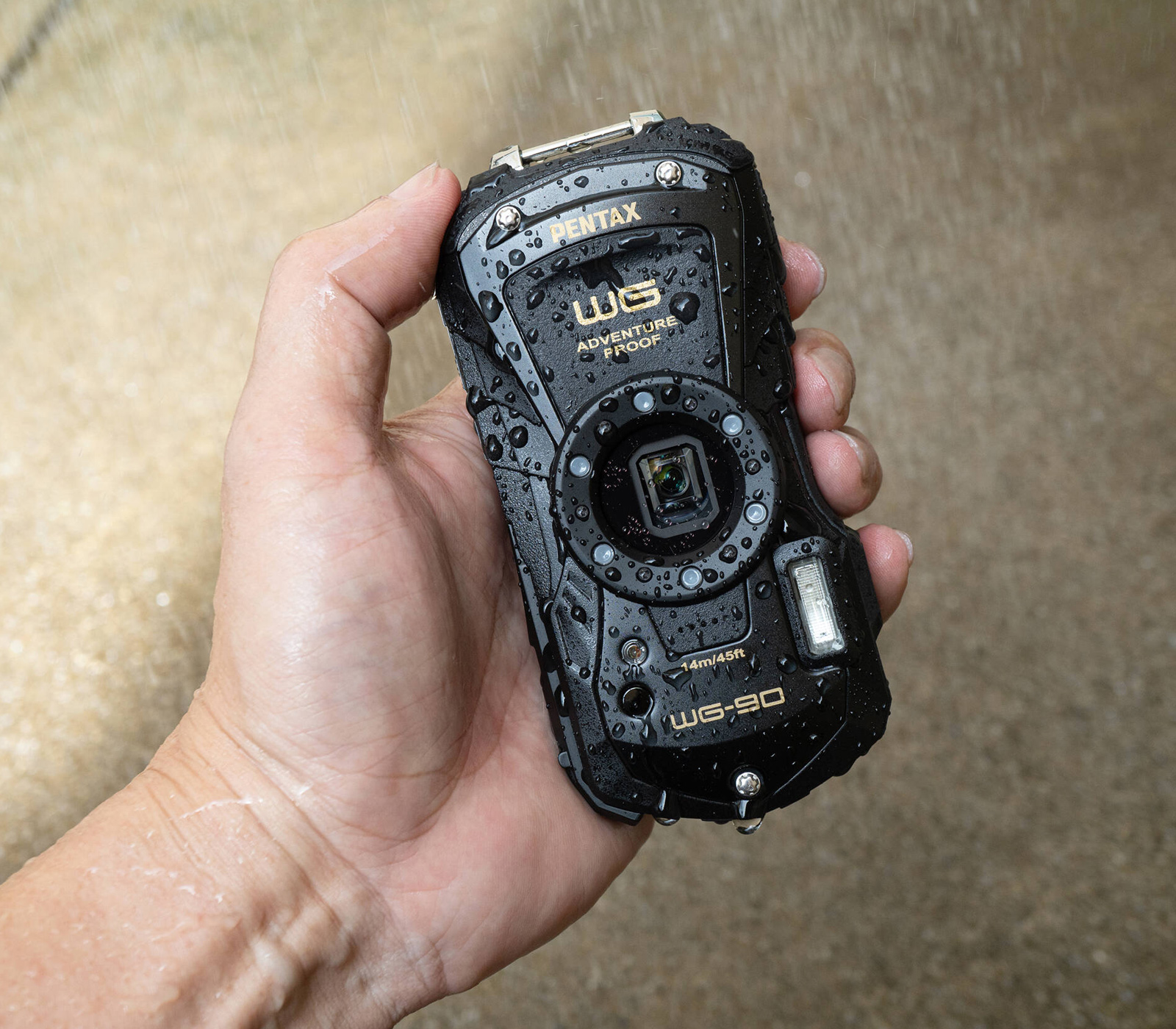 Компактный фотоаппарат Pentax WG-90, черный