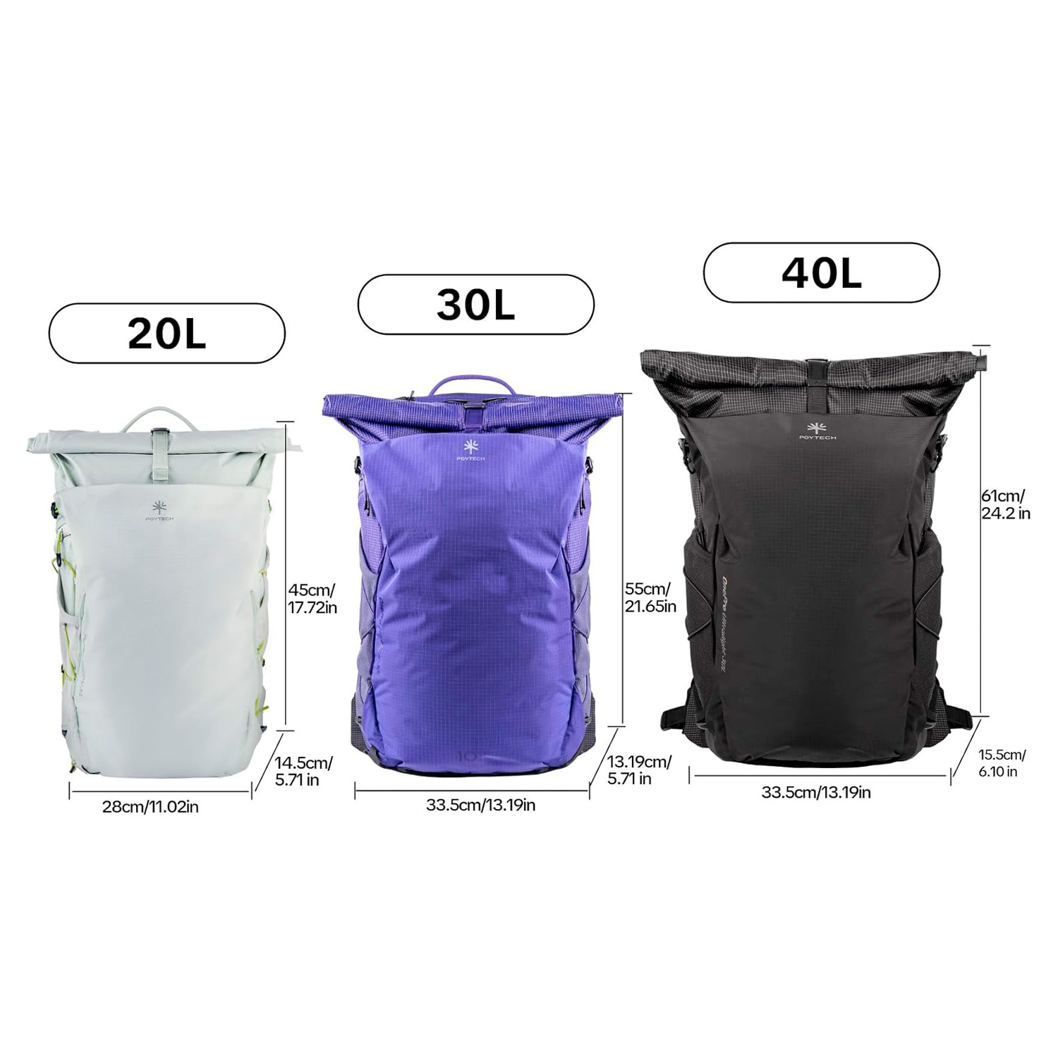 Рюкзак PGYTECH OnePro Ultralight Backpack 20L, цвет: Space Black